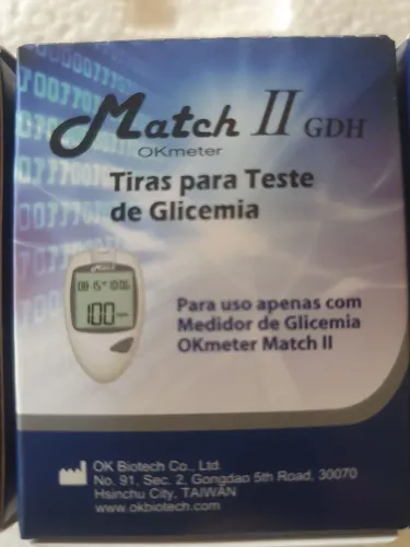 Tiras para medir Glicemia Match II GDH