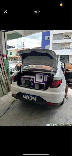 Som automotivo Trio 