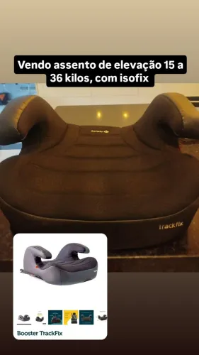 Assento de elevação infantil para carro