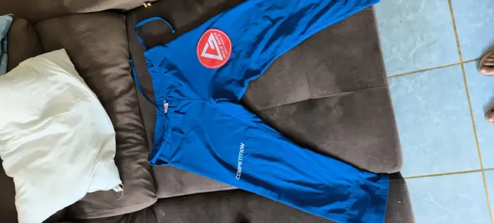 Calça kimono V4 azul competition 
