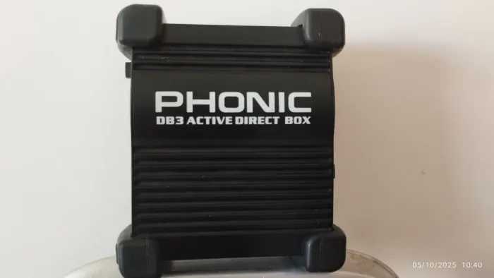 Direct Box Ativo Phonic DB3 Profissional Phantom Power