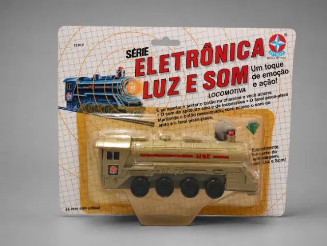 Trem Locomotiva da Estrela Coleção Eletrônica Luz e Som 