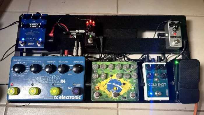 Pedalboard completo guitarra 