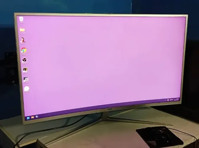 Monitor Curvo 40 polegadas aoc c4008vh8 Full hd