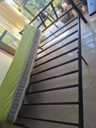 Base cama casal  de aço