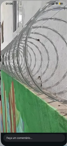 Concertina Galvalume 30cm Alta Resistência 