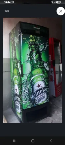 Frezeer expositor cervejeiro temperatura =3 negativo