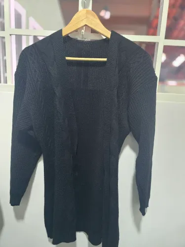 Cardigan Preto Tam G