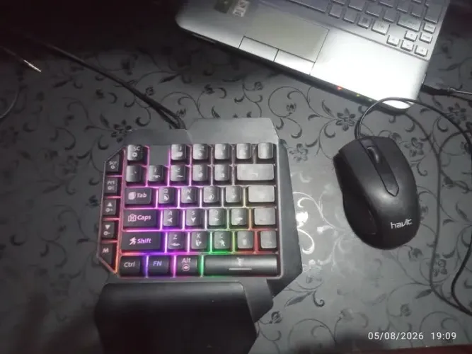 Kit Gamer RGB Havit - Teclado + Mouse | R$ 15,00
