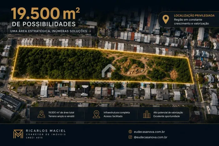 Terreno 19.500m2, Bairro de Flores - Região Mais estratégica da Região