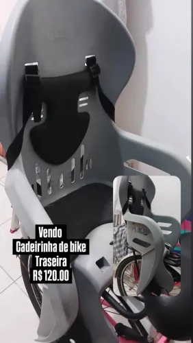 Vendo cadeirinha infantil para bicicleta