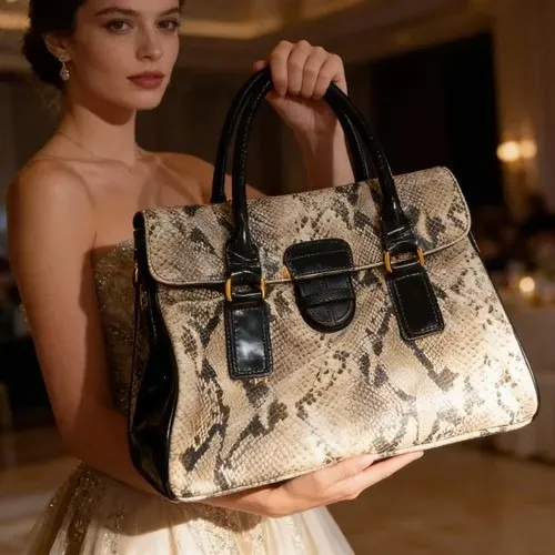 Bolsa em couro legítimo Empório Naka