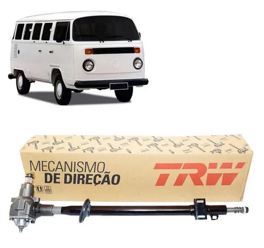 Caixa de Direção Mecanico Trw Orig Vw Kombi Carat 1997 1998 1999 2001 2002 2003 2004 2005