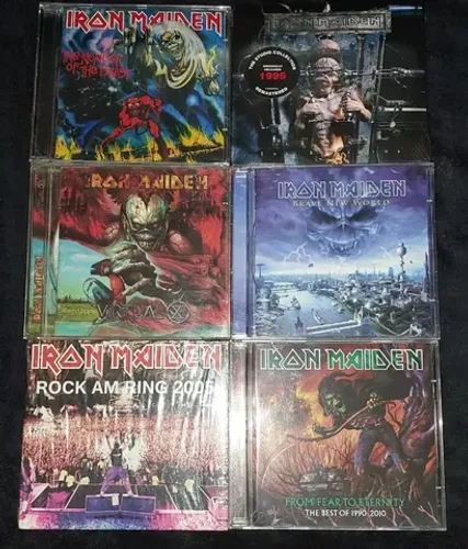 Cds Iron Maiden a partir de R$25,00