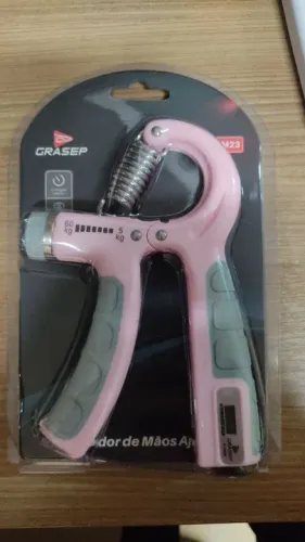 Hand grip fortalecimento do punho rosa
