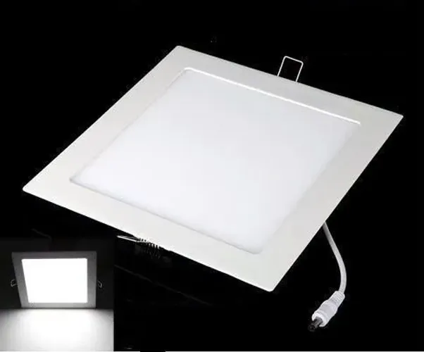 PLAFON LED EMBUTIR 18W QUADRADO 22X22 LUZ BRANCO