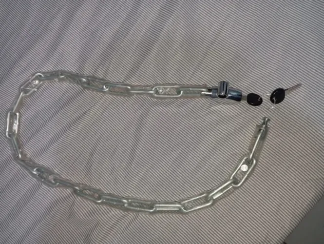 Cadeado de Corrente com Chave para Bike