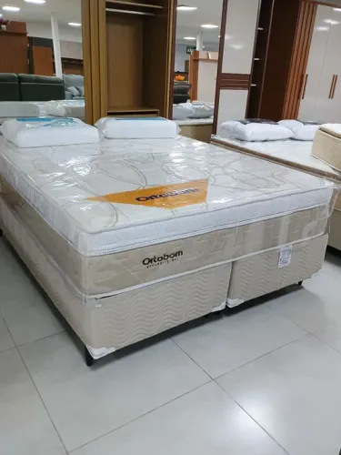 Cama box Ortobom exclusivo gel 158 x 198