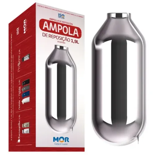 Vidro de Garrafa Termica Ampola Refil 1,9l Mor