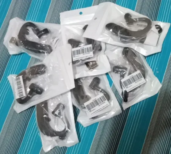 Fones de ouvido sem fio Bluetooth 5.0, gancho universal, com microfone