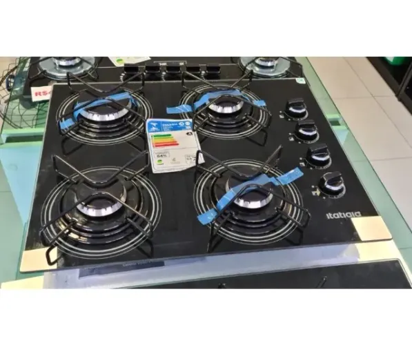 Cooktop Itatiaia 4 Bocas Preto Bivolt.