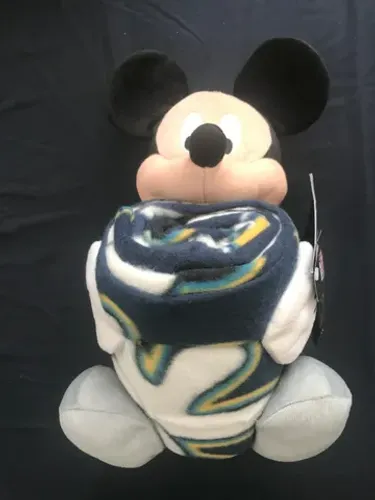 Conjunto de cobertor de lã e abraço de Mickey Mouse