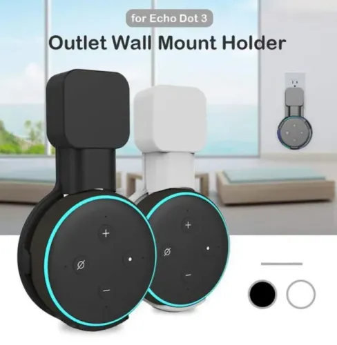 Alexa Suporte Echo Dot 3 Stand De Tomada Amazon  Arduino Automação COD-CP703  