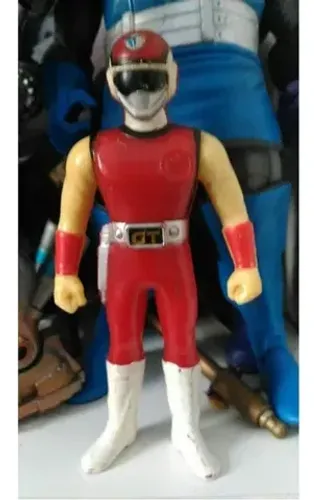 Flashman Boneco Figura Red Flash Bandai Sentai Original