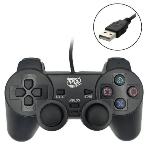 Controle PS2 DualShock USB 