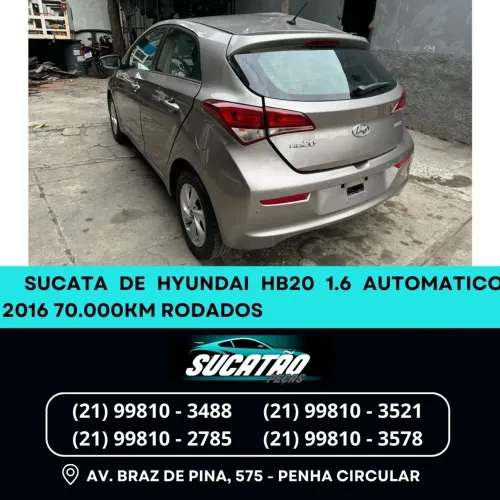 Sucata de Hb20 1.6 Automático Hyundai original
