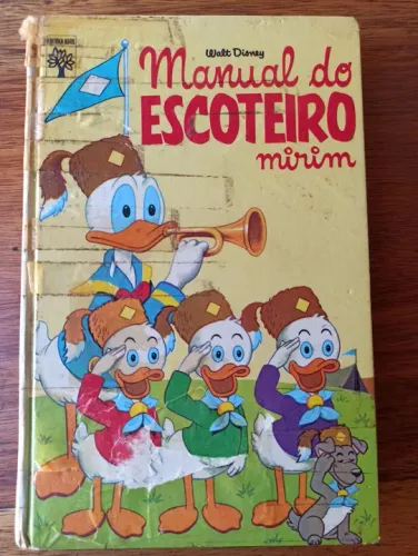 MANUAL DO ESCOTEIRO MIRIM 1ª EDIÇÃO 1971 WALT DISNEY EDITORA ABRIL 