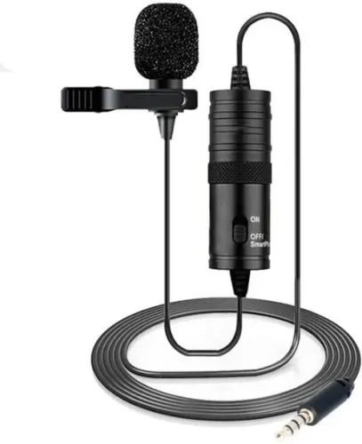 Microfone De Lapela Greika Gk-lm1 Para Smartphones E Câmeras -GK-LM1