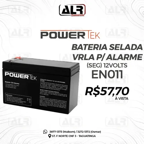 BATERIA SELADA DE ALARME SEGURANÇA