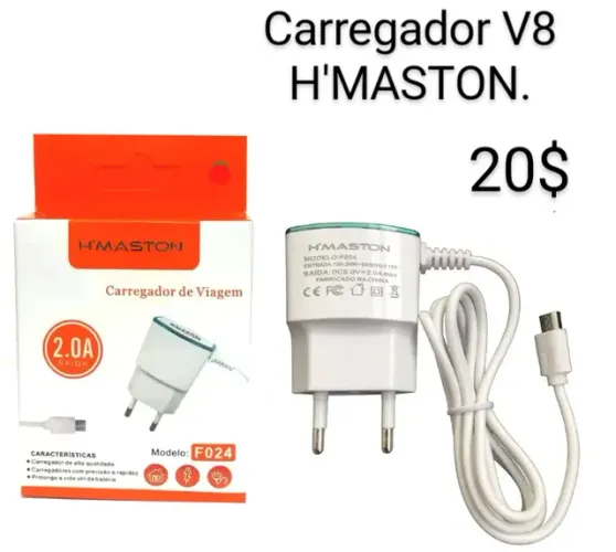 Carregador de celular para viagem V8.