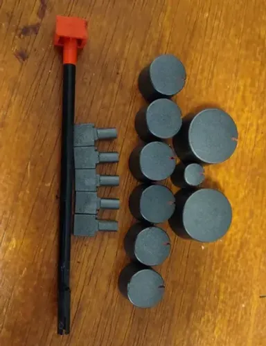 Kit De Botões Polyvox Polysistem 950m | Apenas Os Knobs