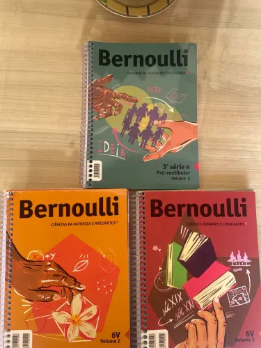 Apostilas Bernoulli volume 2 , 2025 ; 3 ano Ensino Médio e Pré vestibular 