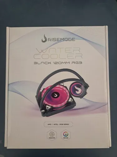 WATER COOLER BLACK RISEMODE 120MM RGB NOVO LACRADO FRETE GRÁTIS PARA MACEIÓ
