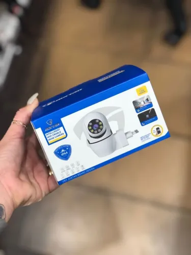 Câmera ip Wi-Fi com tomada acoplada Jortan
