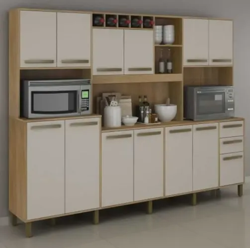 Armário de Cozinha 12 Portas 2 Gavetas Novo entregamos