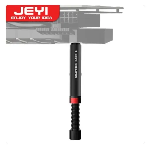 Suporte vertical p/ Placa de vídeo ajustável imantado Preto ou Branco