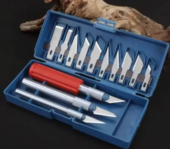 Kit de Estiletes 13 peças Profissional com Lâminas