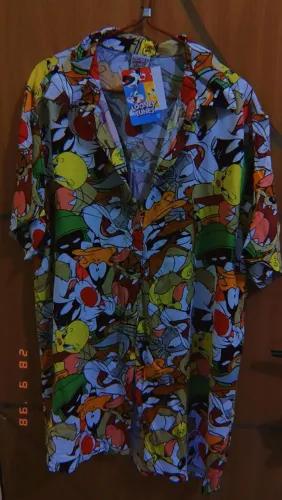 Camisa botão Looney Tunes