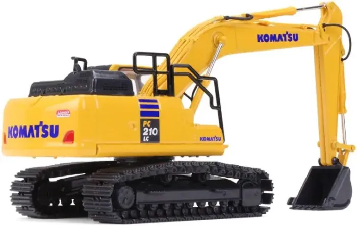 Miniatura Escavadeira Komatsu PC210LC-11 (1:64 First Gear) - Importada, Lacrada