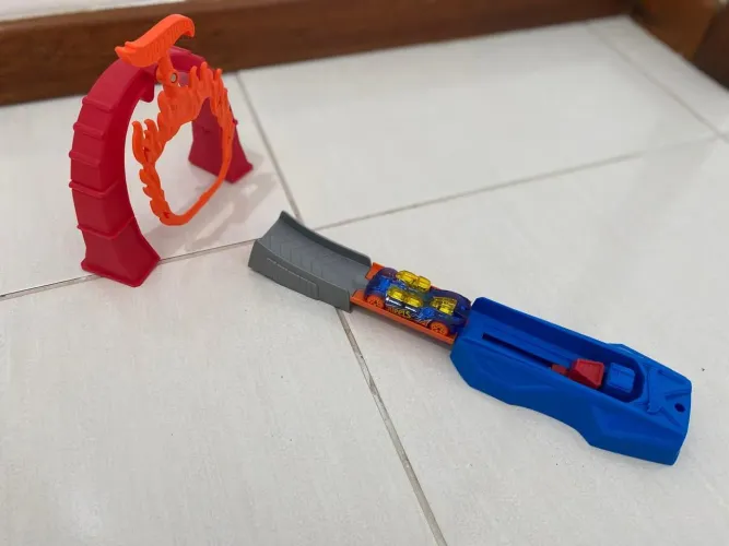 Pista Hot Wheels Salta Fogo