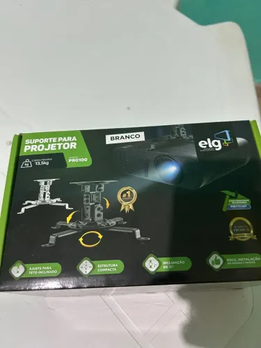 Suporte para Projetor ELG PRO100 - Ajuste Teto Inclinado