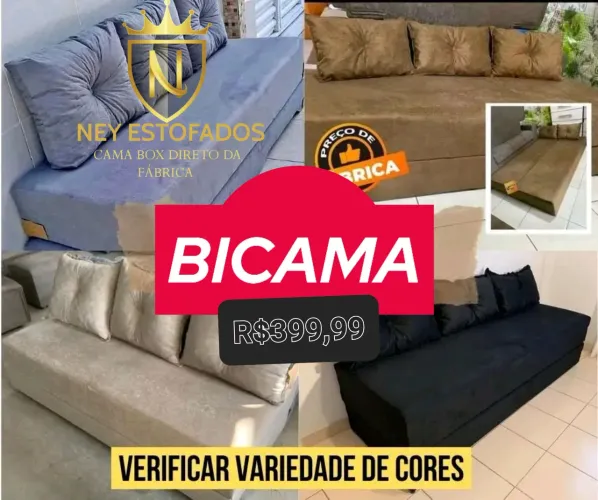 Sofá Cama Bicama R$399,99