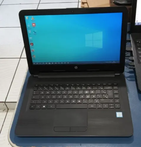 Notebook Hp I3 8gb Ssd 120gb Tela de 14 Bateria Boa  R$1.399,00