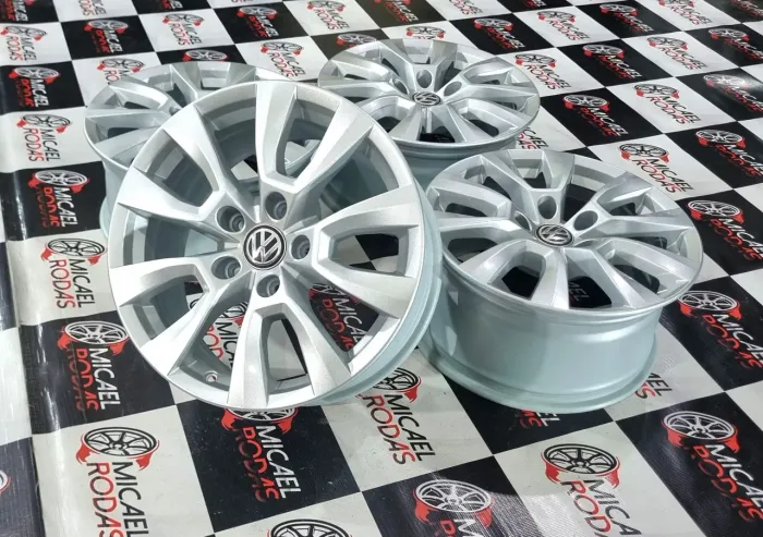 Jogo de Rodas 17 vw amarok 5x120 Originais Volkswagen + Pintura Nova