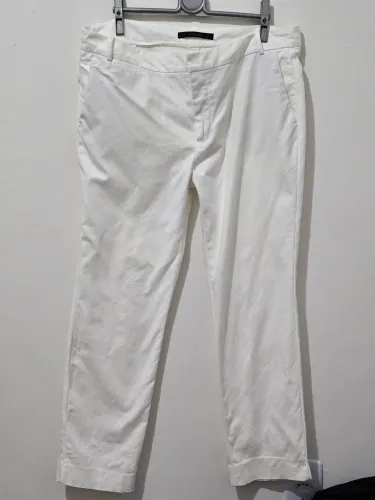 Zara Basics Calça Social Feminina Branca- USADO