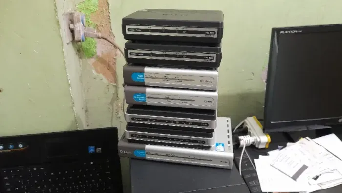 Combo 7 Roteador Dlink Dl 624 Dir100 Dl604 Dsl 500g Dsl 500b